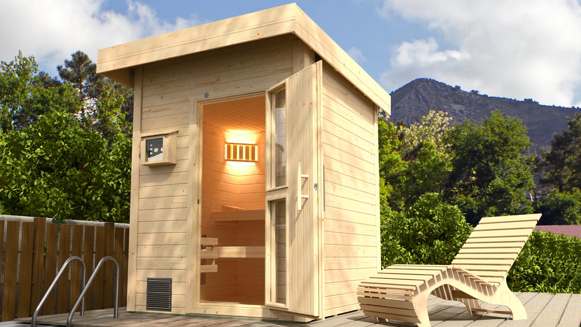 Sauna House Naantali from Weka - a great addition to your garden