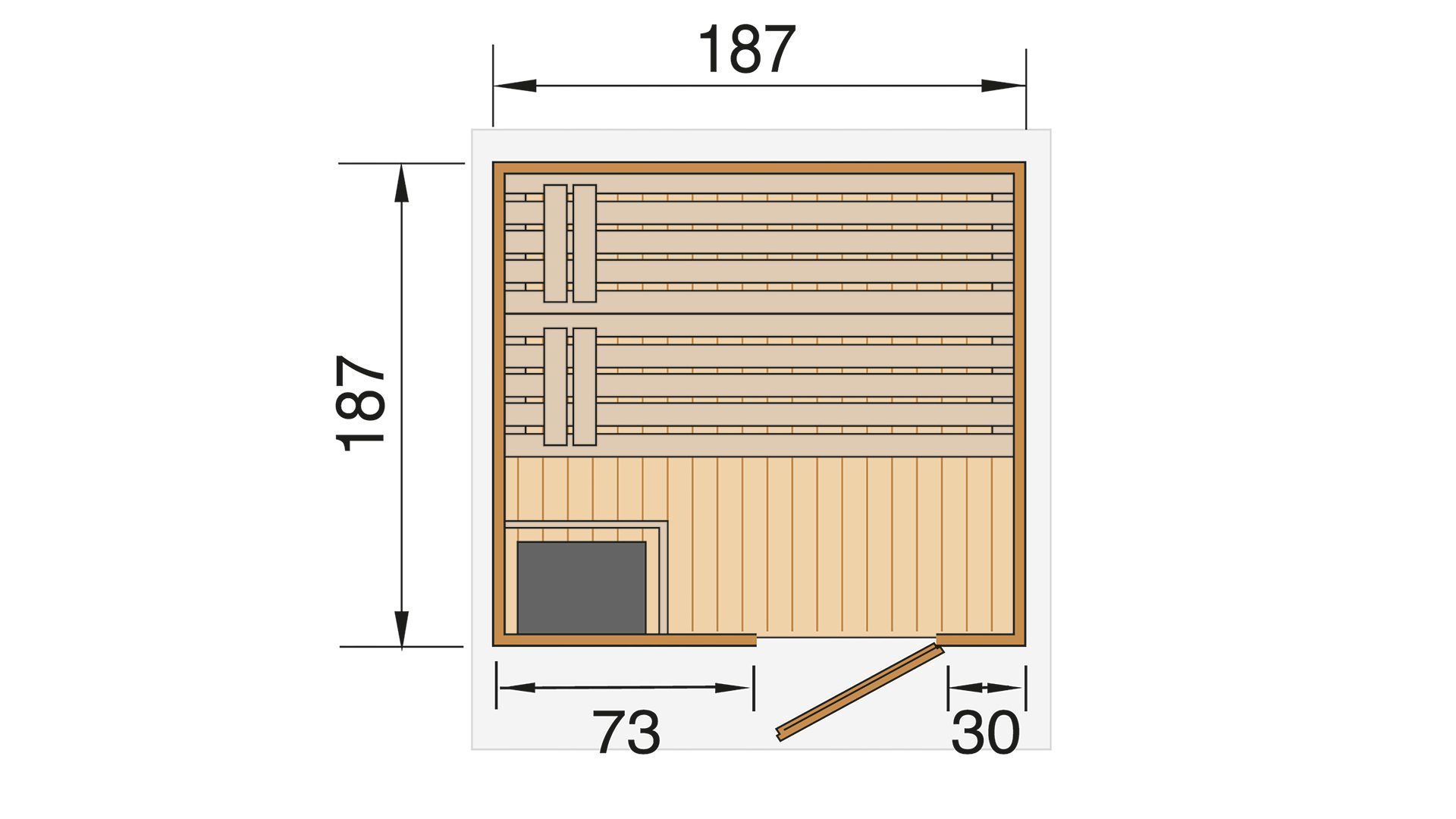 Sauna House Naantali from Weka - a great addition to your garden