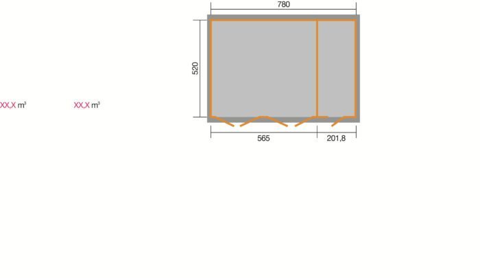 Weka Double Garage 441 including storage room Softub Switzerland