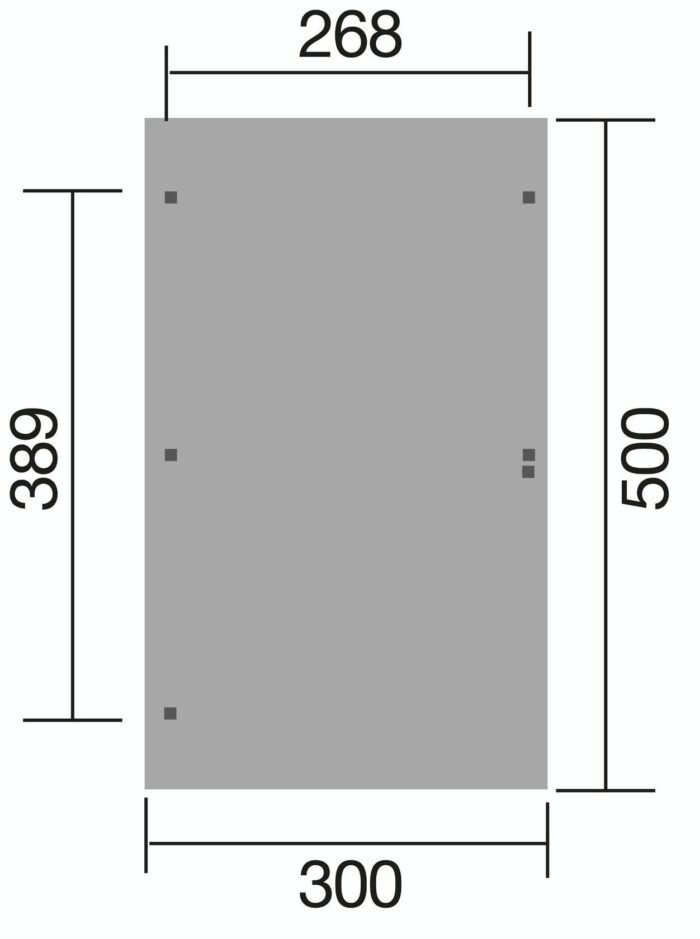 Single Weka Carport 606 A with rounded arch Softub Switzerland