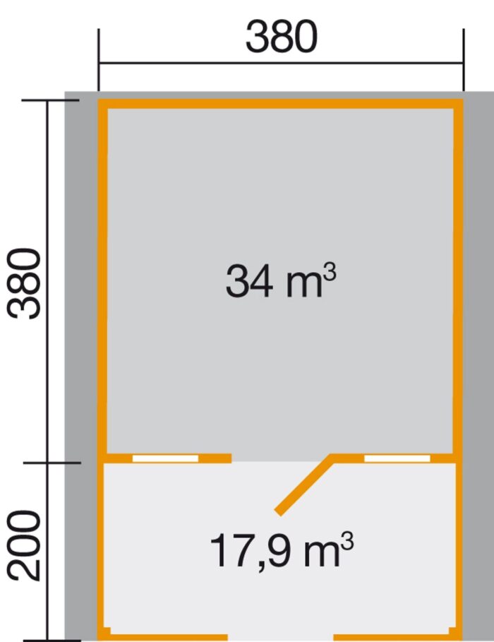 Weka Gartenhaus 135 : 136 A & B Softub Schweiz