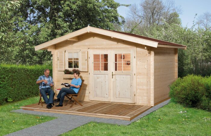 Weka Gartenhaus 135 : 136 A & B Softub Schweiz