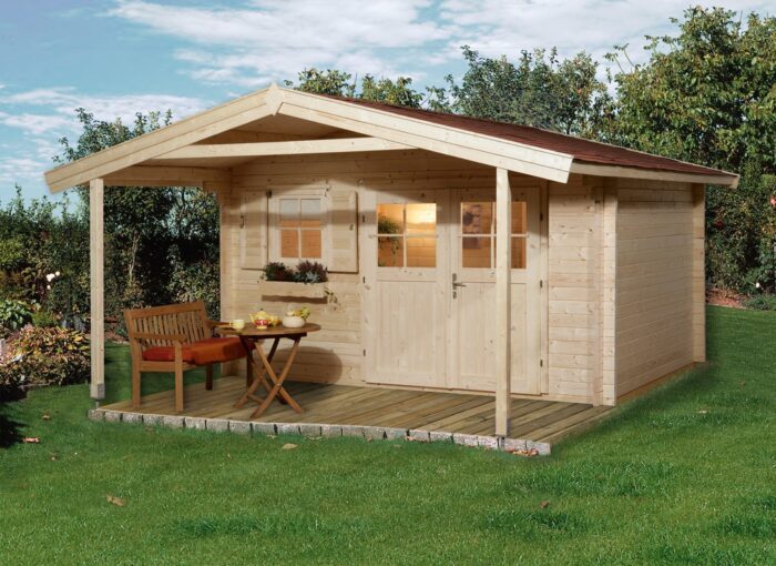 Weka Gartenhaus 135 : 136 A & B Softub Schweiz