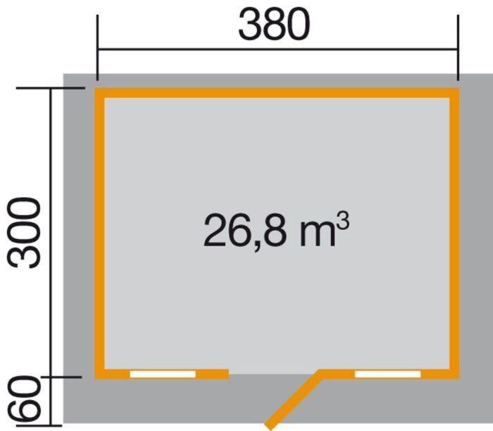 Weka Gartenhaus 135 : 136 A & B Softub Schweiz