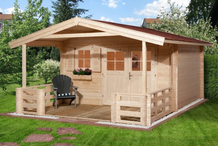 Weka Gartenhaus 135 : 136 A & B Softub Schweiz