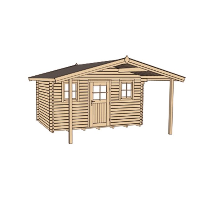 Weka Gartenhaus 135 : 136 A & B Softub Schweiz