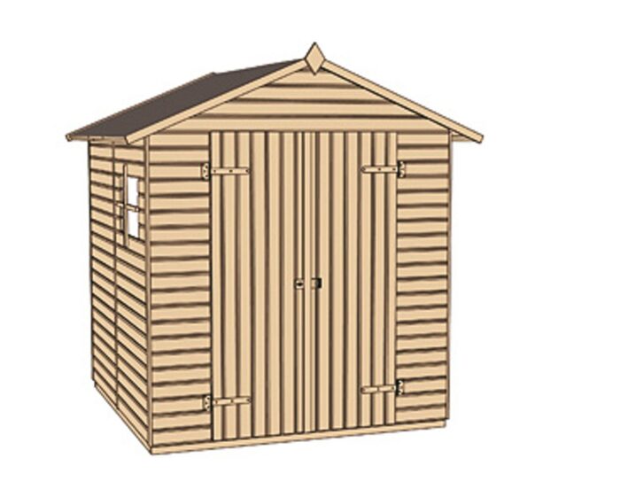 Weka Garden Shed 345 / 346 natural Softub Switzerland